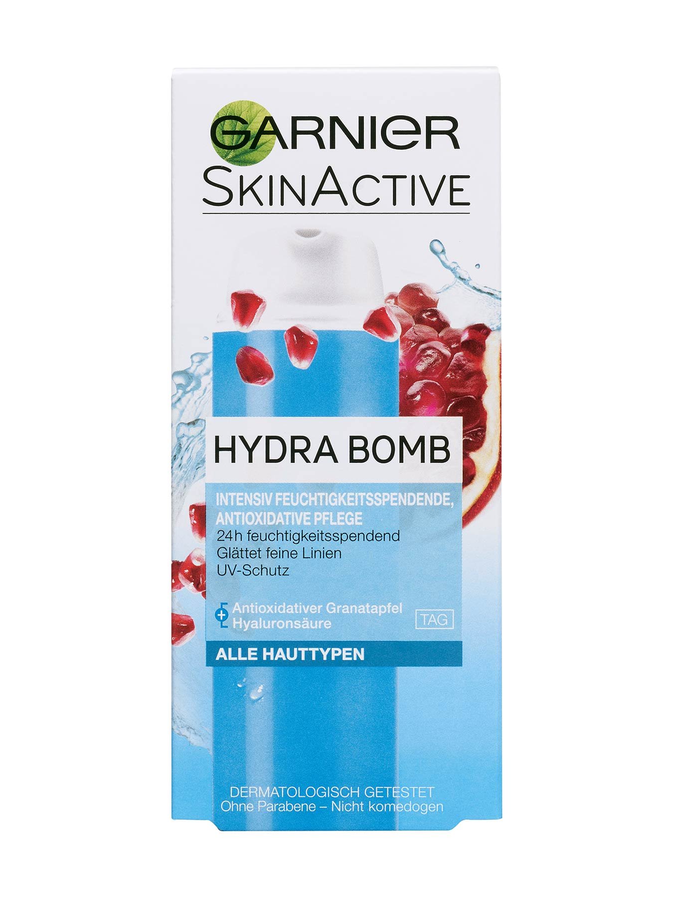 Antioxidative-Pflege-Hydra-Bomb-50ml-Verpackung-Vorderseite-Garnier-Deutschland-gr